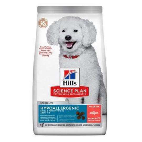 Hill's Can. SP Hypoall Adult Small&Mini Salmon 1,5kg Hill's Can. SP Hypoall Adult Small&Mini Salmon 1,5kg