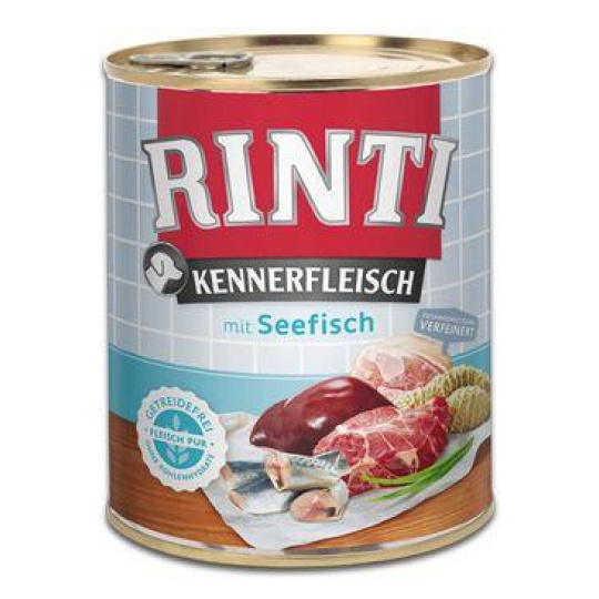 Rinti Dog Kennerfleisch konzerva morská ryba 800g Rinti Dog Kennerfleisch konzerva morská ryba 800g