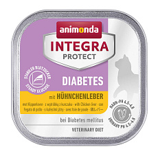 INTEGRA PROTECT Diabet adult s kuracími pečeňami pre mačky 100 g