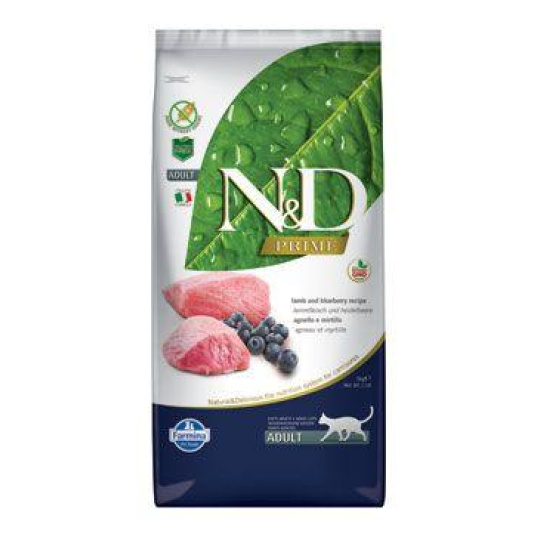 N&D PRIME CAT Adult Lamb & Blueberry 5kg