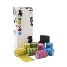 Elastická bandáž. Fun-Flex 7,5cmx4,5m, mix 10ks