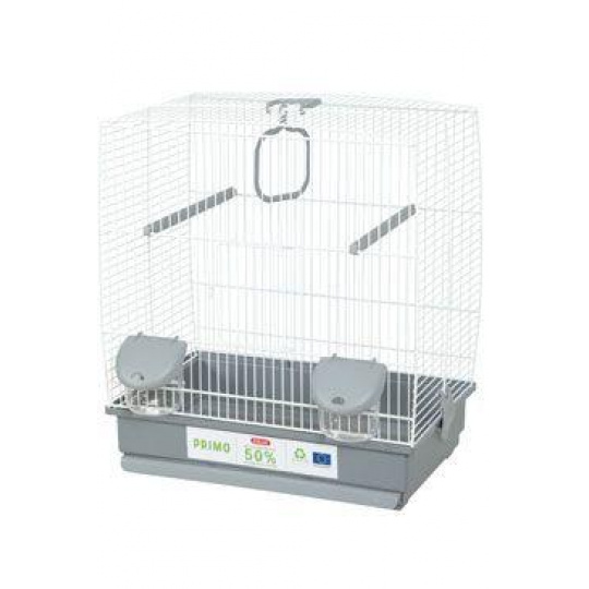 Klietka pre vtáky PRIMO Carla 40cm biela/sivá Zolux Klietka pre vtáky PRIMO Carla 40cm biela/sivá Zolux