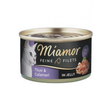 Miamor Cat Filet konzerva tuniak+kalamáre v želé 100g