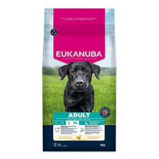 Eukanuba Dog Adult Large bohaté na čerstvé kuracie mäso 3kg