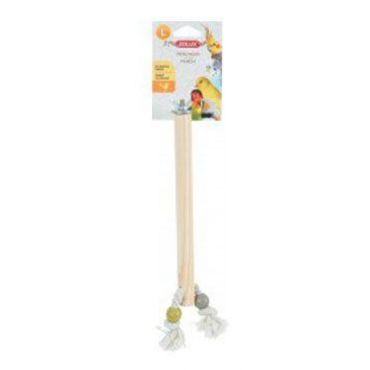 Bidlo pre vtáky drevené s lanom L 23,5cm Zolux Bidlo pre vtáky drevené s lanom L 23,5cm Zolux