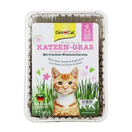 GimCat Katzen-Gras mačacia tráva s lúčnou vôňou 150g