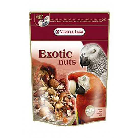VL Prestige Premium Parrots Exotic Nuts Mix - zmes orechov, ovocia, obilnín a semien pre veľké papagáje 750 g