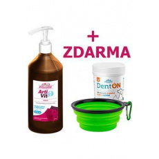 VITAR ArtiVit Sirup 1000ml+DentON100g+cestovná miska VITAR ArtiVit Sirup 1000ml+DentON100g+cestovná miska
