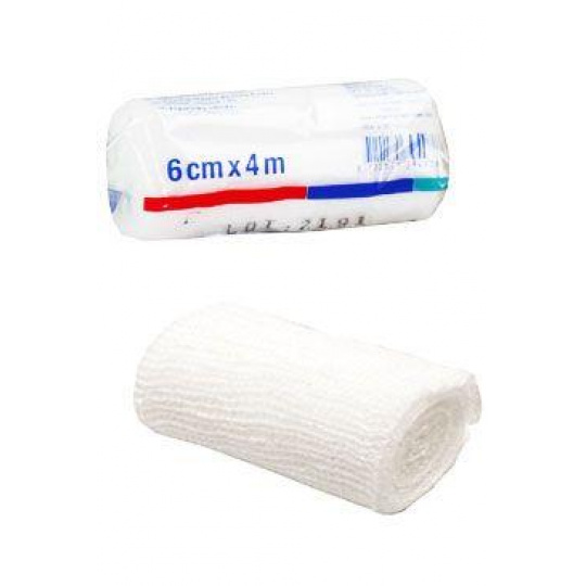 Elastická bandáž. CVET 6cmx4m 1ks