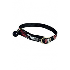 Obojok mačka SARDINE nylon čierny 10mm/30cm Zolux