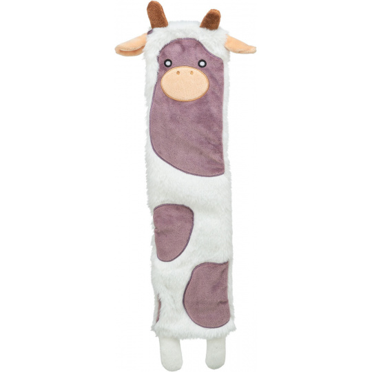 Be Eco kráva, recyklovaná hračka pro psy, šustící, 51 cm, polyester, bílá/fialová Be Eco kráva, recyklovaná hračka pro psy, šustící, 51 cm, polyester, bílá/fialová