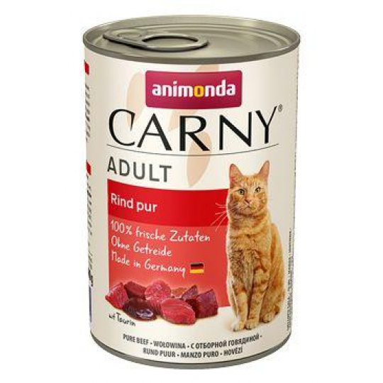 Animonda mačka CARNY konz. Adult hovädzie 400g Animonda mačka CARNY konz. Adult hovädzie 400g