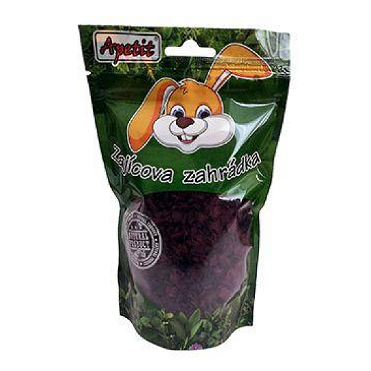Apetit zajacova záhradka Červená repa suš. kocka 120g Apetit zajacova záhradka Červená repa suš. kocka 120g