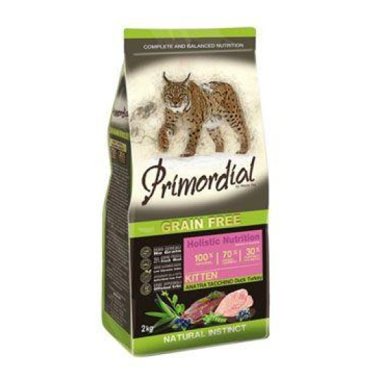 Primordial GF Cat Kitten Duck&Turkey 2kg