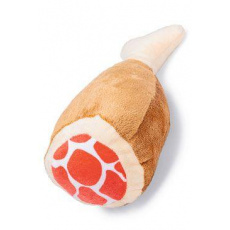 Hračka pes Kuracie stehno pískacie 22cm plyš KAR