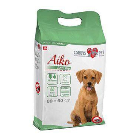 Podložka absorb.pro psy Aiko Anti-Slip 60x60cm 10ks Podložka absorb.pro psy Aiko Anti-Slip 60x60cm 10ks