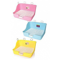 WC pre králiky a fretky s pl.roštom 28x21x16cm WC pre králiky a fretky s pl.roštom 28x21x16cm