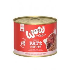 WOW Cat konz. Adult Paté PUR hovädzie 200g