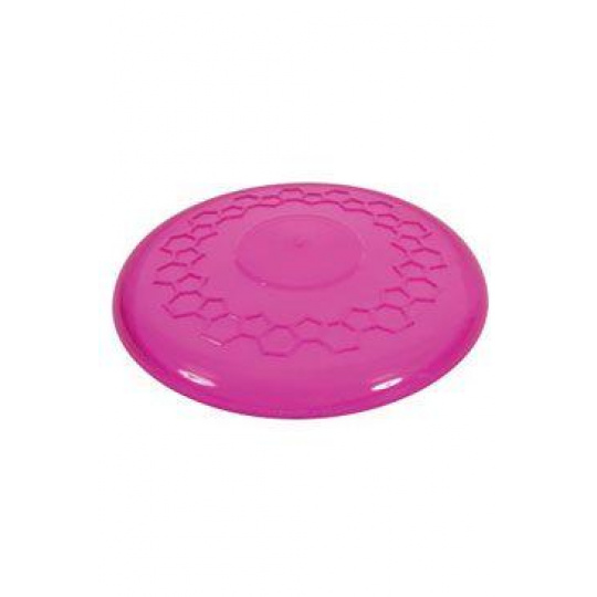 Hračka pes FRISBEE TPR POP 23 cm růžová Zolux