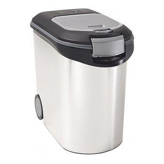 Curver Kontajner na suché krmivo strieborný 35l/12kg pes