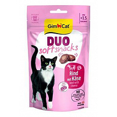 GimCat Duo Soft Snacks hovädzie so syrom 50g