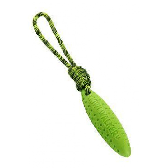 Hračka pes ZEPPELIN MINI pláv. z TPR zelená Kiwi