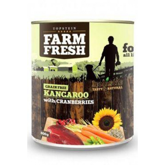 Farm Fresh Dog Kangaroo with Cranberries konz 400g Farm Fresh Dog Kangaroo with Cranberries konz 400g