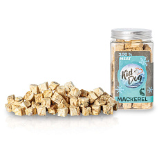 KIDDOG Super Premium 100% freeze dried MACKEREL CUBES - čisté maso z makrely, sušené mrazem 60 g KIDDOG Super Premium 100% freeze dried MACKEREL CUBES - čisté maso z makrely, sušené mrazem 60 g