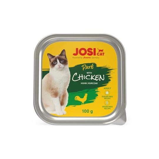 JosiCat vanička Cat Paté with Chicken 100 g