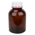 Liekovka 1300ml hnedá, širokohrdlá, s uzáverom 1ks