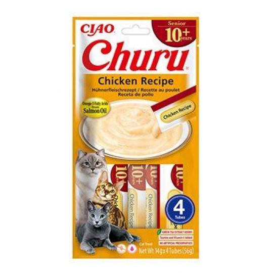 Churu Cat Senior 10+ Kuracia receptúra 4x14g