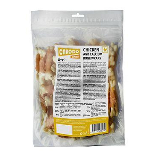 CARODO Dog poch. Kuřecí maso s vápníkovou kostí 250g CARODO Dog poch. Kuřecí maso s vápníkovou kostí 250g