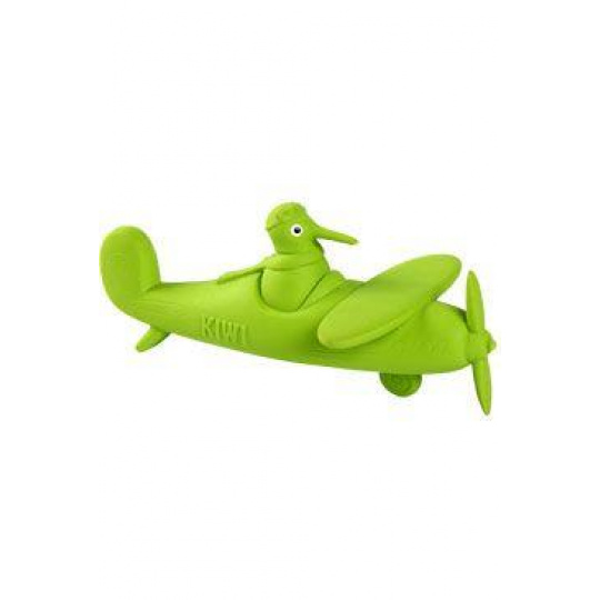 Hračka pes AERO latex, pískacia, zelená 19cm Kiwi