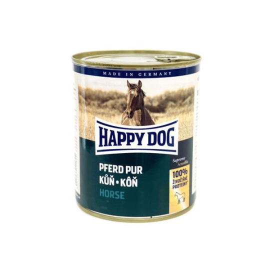 Happy Dog PREMIUM - Fleisch Pur - konské mäso konzerva 800 g