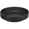 BE NORDIC keramická miska plytká, 0.3l / 16 cm, čierna