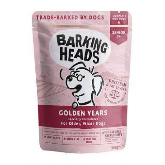 BARKING HEADS Golden Years kapsička 300g BARKING HEADS Golden Years kapsička 300g