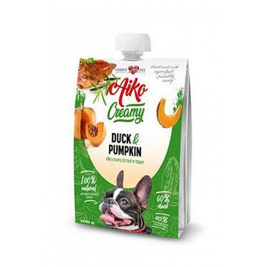 Pochúťka Aiko Creamy Duck&Pumpkin 100g