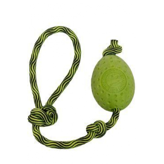 Hračka pes EGG MAXI plávajúca. z TPR zelená Kiwi