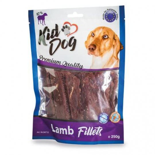 KIDDOG jahňacie filetované mäso 250 g KIDDOG jahňacie filetované mäso 250 g