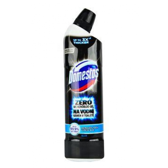 Wc čistič Domestos Zero Blue na vodný kameň, gél 750ml
