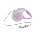 Vodítko Flexi New Comfort lanko M 8 m svetloružové (do 20 kg)