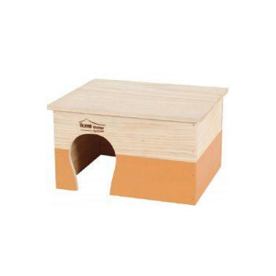 Domček pre hlodavce HOME COLOR XL oranžový Zolux