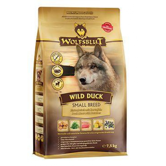 Wolfsblut Dog Adult Small Breed Wild Duck 7,5kg