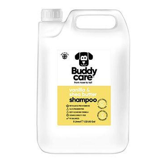 Šampon pro psy Buddycare Vanilla&Shea Butter 5l