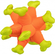 Aqua Toy morský ježko, plávajúca hračka do vody, 24 cm, oranžová/zelená
