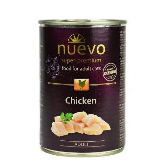 Nuevo mačka adult Kuracie konz. 400g