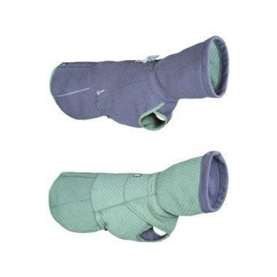 Obleček Hurtta Razzle-Dazzle Midlayer černica/zelený 60