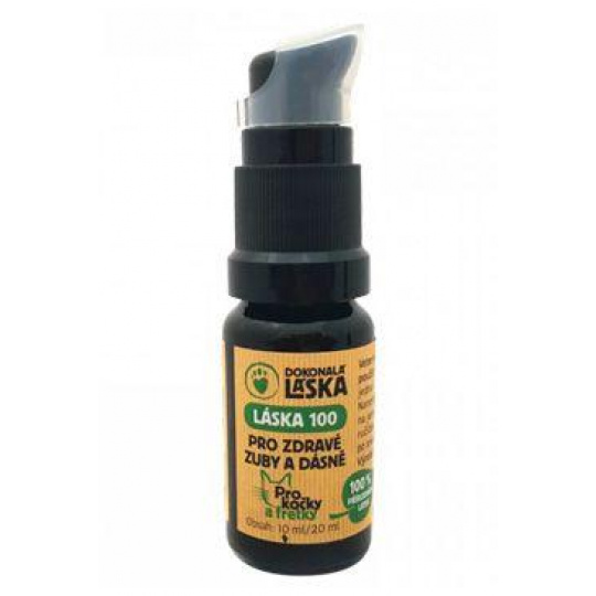 LÁSKA 100 Pre zdravé zuby a ďasná mačiek a fretiek 10ml