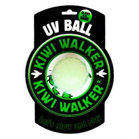 Hračka pes GLOW BALL MAXI pláv. z TPR Kiwi