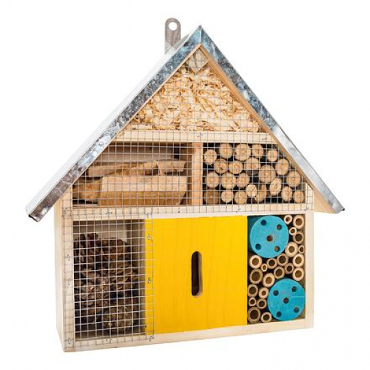 PetBuddy farebná vilka, hotel pre hmyz, 30 x 9 x 27.5 cm, borovicové drevo PetBuddy farebná vilka, hotel pre hmyz, 30 x 9 x 27.5 cm, borovicové drevo